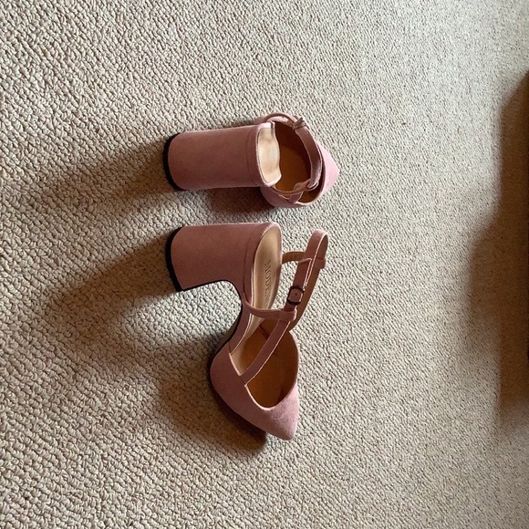 Pink Suede Slingbacks Size 8.5 - Picture 4 of 8